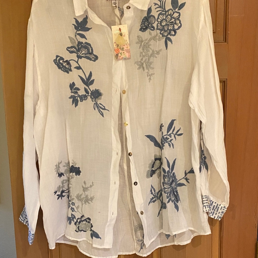Floral Button-Up Shirt
